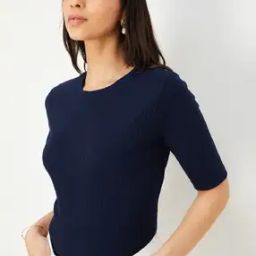 max Women Ribbed Round-Neck Top-picture-24