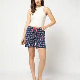 Women Printed Regular Fit Shorts-image-53