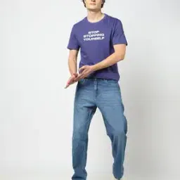 Men Mid-Wash Straight Fit Jeans-image-41