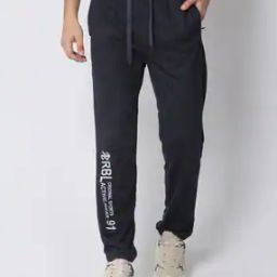 Typographic Print Track Pants-picture-43