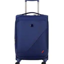 New Destination Poleyster Softcase Checked Trolley Luggage with Spinner Wheels & TSA Lock - Medium-15