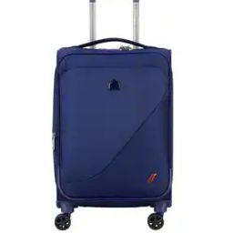 New Destination Polyster Softcase Checked Trolley Luggage with Spinner Wheels & TSA Lock - Large-0