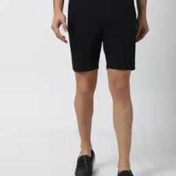 Men Slim Fit Shorts with Insert Pockets-image-55
