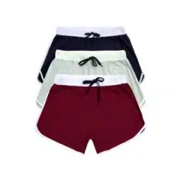 Girls Pack of 3 Regular Fit Bermuda Shorts-image-75