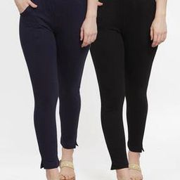 Pack of 2 Insert Pockets Leggings-image-45
