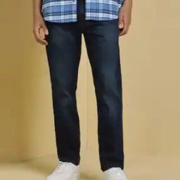 Men Slim Fit Jeans with Insert Pockets-image-76