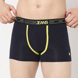 Men Pack of 2 Logo Print Trunks with Elasticated Waistband-picture-17