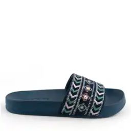 Women Embroidered Open-Toe Slides-39
