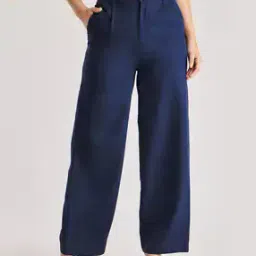 fable street Women Loose Fit Pleat-Front Pants-picture-42