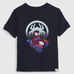 Spiderman Print Round-Neck T-Shirt-image-13