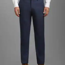Men Checks Slim Fit Trousers-picture-21