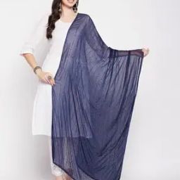 Embellished Dupatta with Stitch Border-picture-47