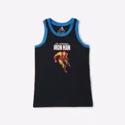 Iron Man Print Crew-Neck Vest-picture-15