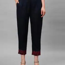 Women Embroidered Palazzos with Slip Pocket-image-23