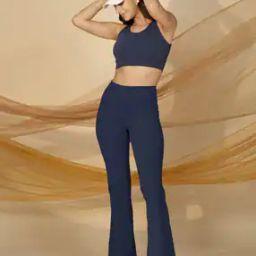High Waist Ultimate Flare Pants Lite with 2 Side Pockets-image-66