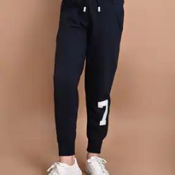 Typographic Jogger with Drawstrings-image-0