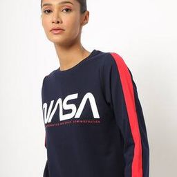 Typographic Print Crew-Neck Sweatshirt-image-4