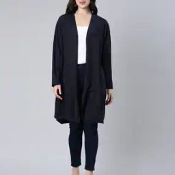 Women Front-Open Regular Fit Shrug-15