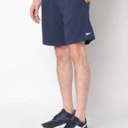 Mid-Rise Shorts with Elasticated Waist-image-56