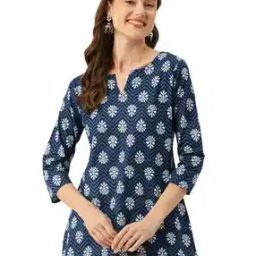 Women Floral Print Relaxed Fit Tunic-picture-1