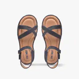 Glittery Sandals with Velcro Fastening-image-92