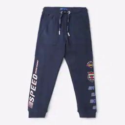 Boys Typographic Print Joggers with Insert Pockets-image-37