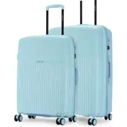Set of 2 Krabi Number Lock Trolley Bags - M | L-15
