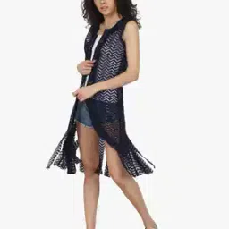 Chevron Pattern Long Shrug-49