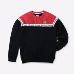Colourblock Round-Neck Sweatshirt-picture-41
