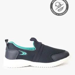 Textured Sports Shoes with Round-Toe-image-97