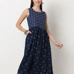 Embroidred Flared Kurta-image-98