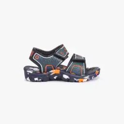 Boys Printed Velcro Fastening Sandals-picture-41