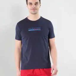 Crew-Neck T-Shirt with Brand Print-picture-13