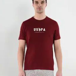 Crew-Neck T-Shirt with Brand Print-image-52