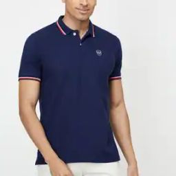 Regular Fit Solid Polo T-Shirt-image-70