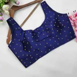 Square-Neck Back Open Blouse-image-45