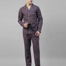 Men Regular Fit Loungewear Set-image-41