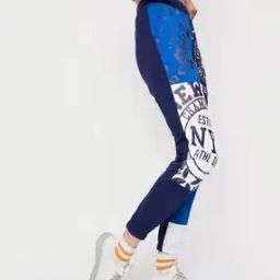 Women Typographic Print Joggers with Elasticated Waist-image-84