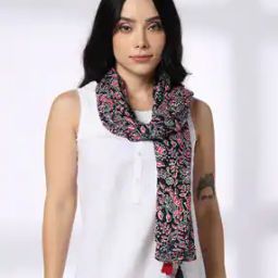 Women Floral Print Scarf-picture-44