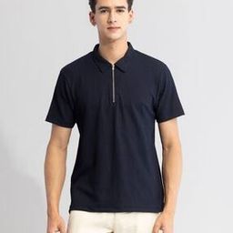 Ribbed Slim Fit Polo T-Shirt-image-46