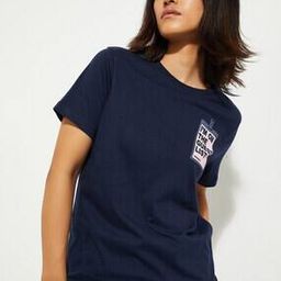 Women Typographic Print Regular Fit Round-Neck T-Shirt-image-14