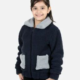 Collar-Neck Patch Pockets Jacket-image-42