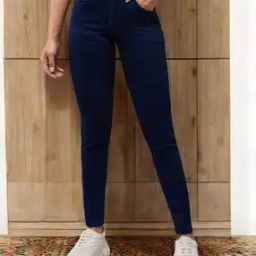 Women Skinny Jeans with Insert Pockets-image-78