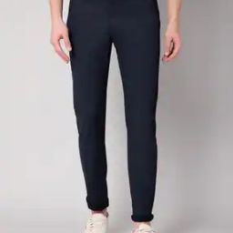 Flat-Front Insert Pockets Trousers-image-43