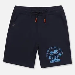 Boys Graphic Print Regular Fit Shorts-picture-3