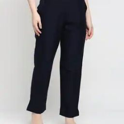 Straight Pants with Semi-Elasticated Waist-image-73