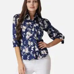 Women Regular Fit Floral Print Shirt-image-71