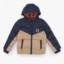 Boys Colourblock Puffer Jacket with Heat-22