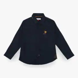 Boys Regular Fit Shirt with Logo Embroidery-image-28