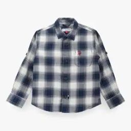 Boys Checked Regular Fit Shirt-picture-50